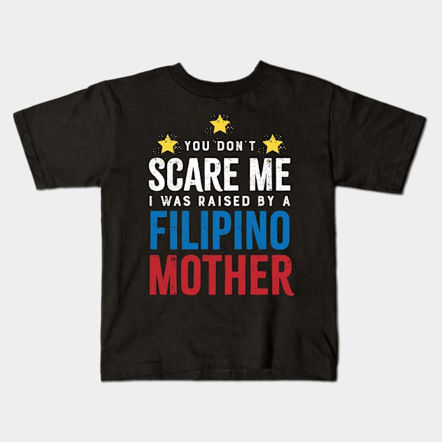 Filipino Mother Kids T-Shirt by c1337s